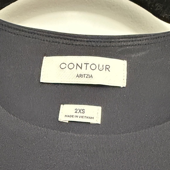 Aritzia Contour Black Ruched Mini Dress - Picture 2 of 7